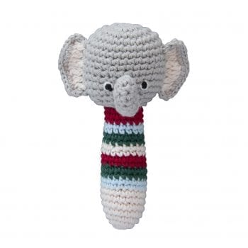 Crochet rattle elephant