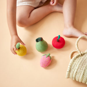 Crochet Fruit Rattles