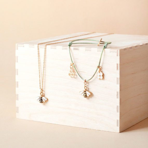 Support the Bees Necklace & Bracelet