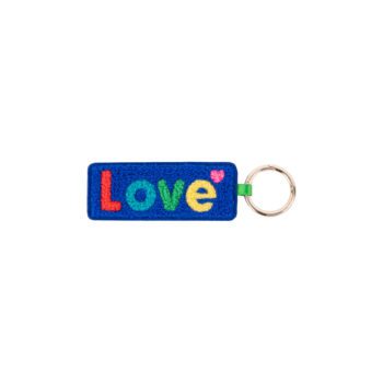 Keyring LOVE Blue