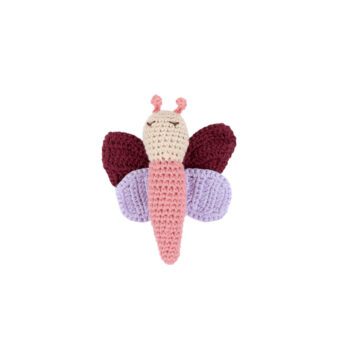 Crochet Rattle Butterfly
